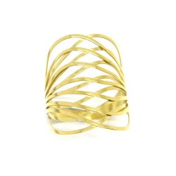 Anel Trama em Ouro 18 Kilates � 25254
